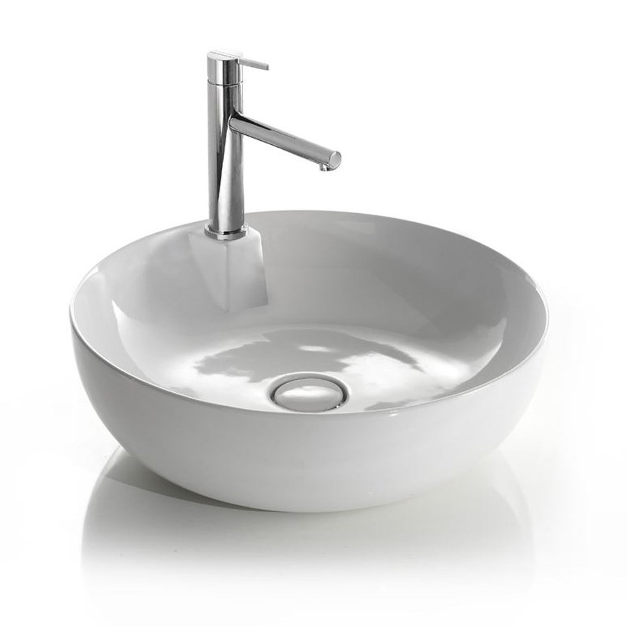 Tvättställ i rund design. ny design från italien. made in italy.