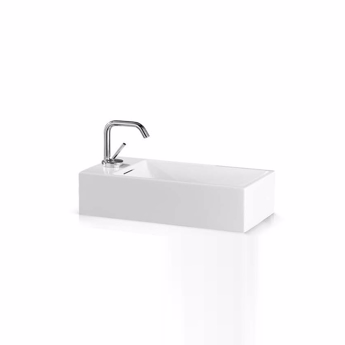 Tvättställ i kvadratisk minimalistisk design