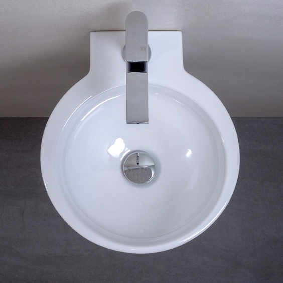 Runda vackra väggmonterad tvättställ  från design4home