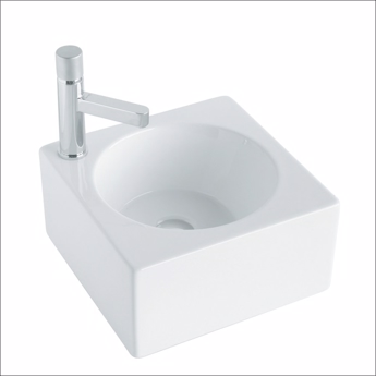 Llilla tvättställ för badrummet i vitt porslin från Italien