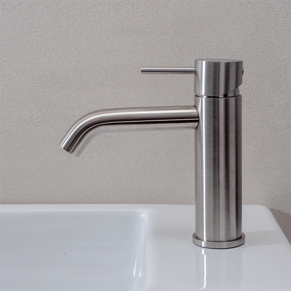 Life 316L Uno - Blandare i borstat rostfritt stål