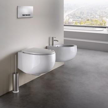 Vackert designade toalett Dot II i runda former